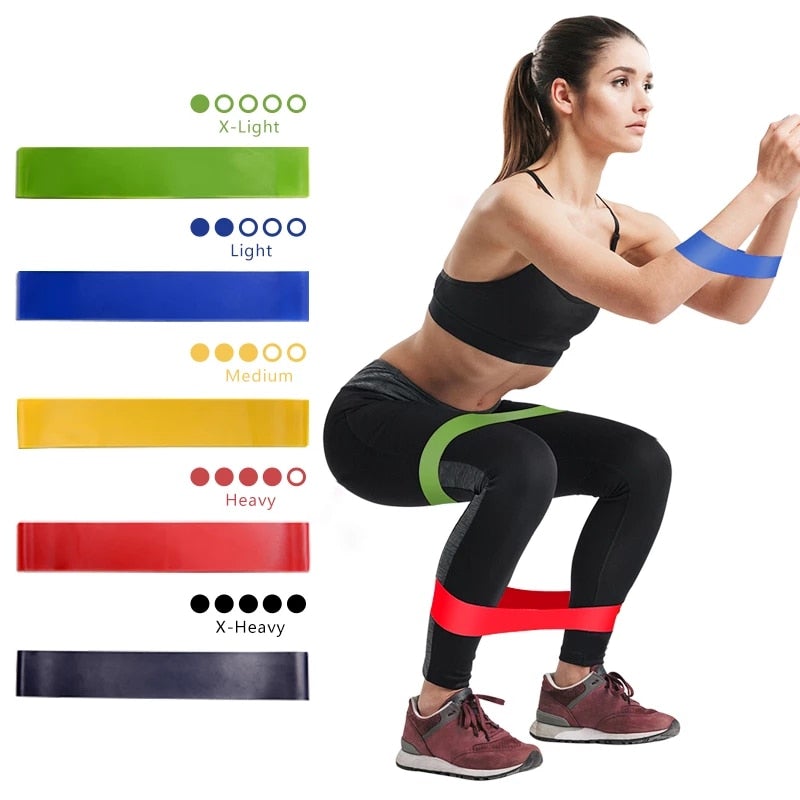 Yoga Resistance Bands – Elastic Fitness Set