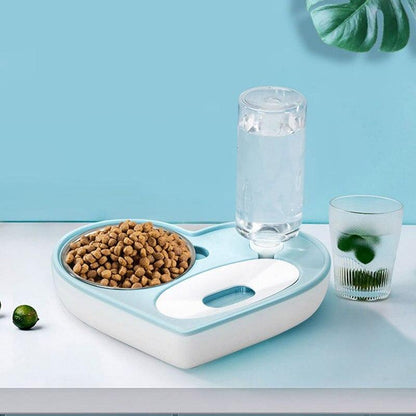 2-in-1 Dog & Cat Feeder Station